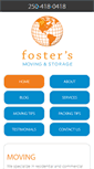 Mobile Screenshot of fostersmoving.com